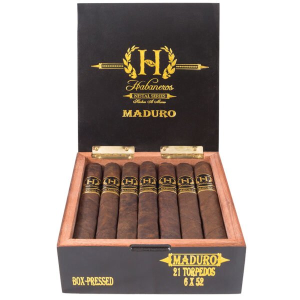 Nistal Series – 6x52 Torpedo Maduro Wrapper |  Box Of 21